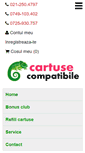 Mobile Screenshot of cartuse-compatibile.ro